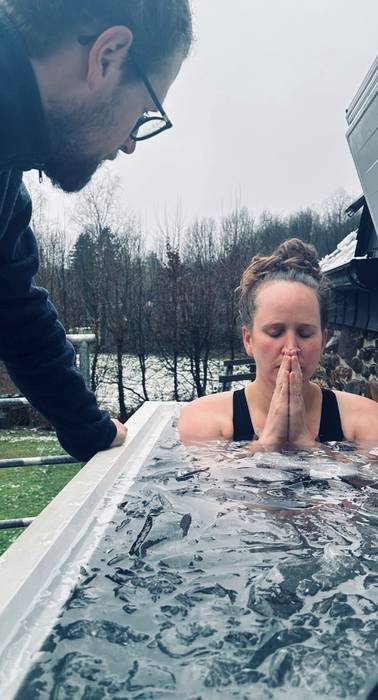 The ice bath